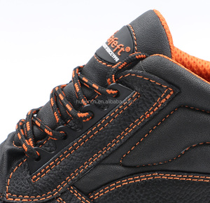 יצרן מפעל נעלי בטיחות מותאמות אישית לגברים עור בוהן פלדה נגד התנפצות עמיד למים עמיד למים עמיד בפני דקירה s3 - Product Image 3