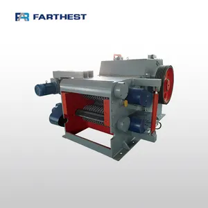 CE Certificated Wood Drum Flaker Machine For Chipping Wood