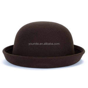 Phụ Nữ Bán Buôn Bowler Hat Trong 12 Màu Sắc Chất Lượng <span class=keywords><strong>Mini</strong></span> Bowler Hat Với Ren Cho Giản Dị & Đảng Mặc Cho Mùa Đông - Product Image 6