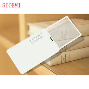 STOEMI 7842 5X 당겨 슬라이드 플라스틱 휴대용 미니 포켓 LED 돋보기/돋보기 확대경 - Product Image 2