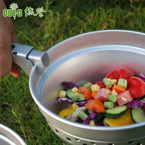 ทนทานน้ำหนักเบากระจกตั้งแคมป์เดินทางแบบพกพาทั้งชุดทำอาหาร Ware - Product Image 4