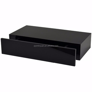Estante <span class=keywords><strong>Flotante</strong></span> Blanco y Negro de Alta Calidad <span class=keywords><strong>con</strong></span> Cajón <span class=keywords><strong>Oculto</strong></span>, Venta al por Mayor - Product Image 4