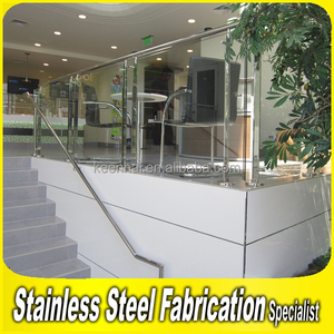 Design moderne 304 en acier inoxydable main courante verre escalier extérieur <span class=keywords><strong>rampe</strong></span> - Product Image 4