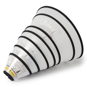 ペットの咬傷防止カラー猫犬の首エリザベスサークル調節可能な保護カバープラスチックモダンソリッドペットアパレルJc - Product Image 5