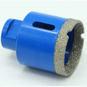 DEYI M14 6MM-130Mm OEM Ubin Keramik/Vitrified Batu Bata/Kaca/Ceramicdiamond Core Drill Bit Pengeboran untuk Sudut Penggiling