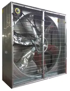 Sistema de enfriamiento de efecto invernadero ventilador de ventilación y aves de corral ventilador de escape