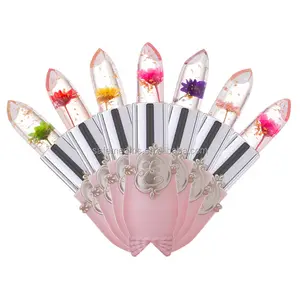 Moisturizer Long Lasting Transparent Color Changing Jelly Lipstick Waterproof Magic Colors Cosmetics Makeup Flower Lip Stick