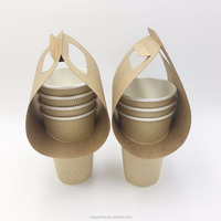 Porte pièces gobelet en papier Kraft, 1 pièce, de haute qualité, porte-gobelet, pour le café, livraison gratuite