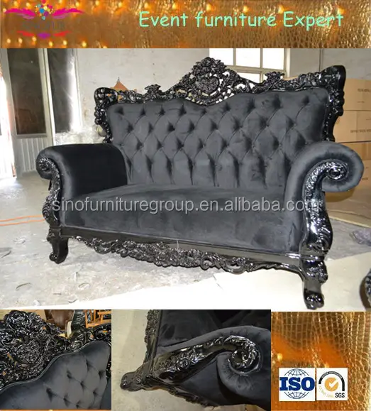 Tangan kurva baroque kayu solid furniture