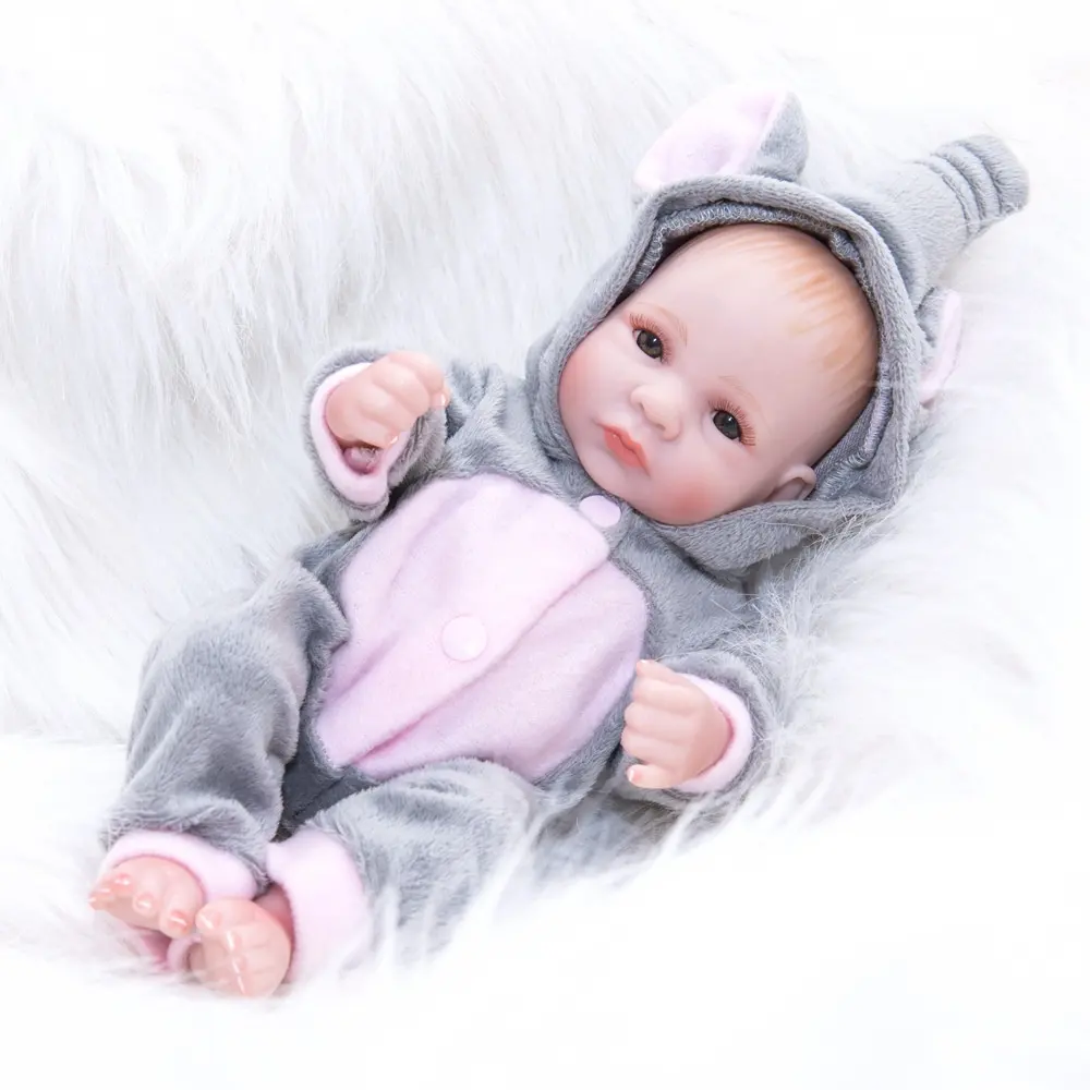 new clothes design Reborn Baby Dolls Cute Realistic Soft Silicone Vinyl Dolls New born Baby bebe dolls