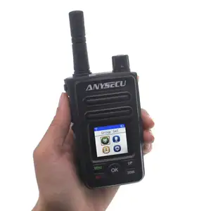 walkie talkie 4g Suppliers-Walkie talkie smartband de longo alcance 10w, 4g lte band 10w, com cartão sim anysecu 4g-f8 plus, rádio com funcionamento real ptt/ptt4u