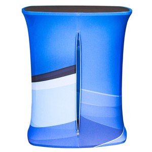 Portatile mostra tessuto di tensionamento alluminio tabella di promozione fiera banco espositore - Product Image 4