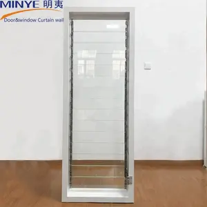 Louver Frosted Glass Blade Shutter Fenster