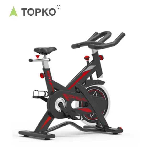 TOPKO पूरी तरह से समायोज्य सीट और बर स्पिन बाइक घर उपयोग स्पिन बाइक
