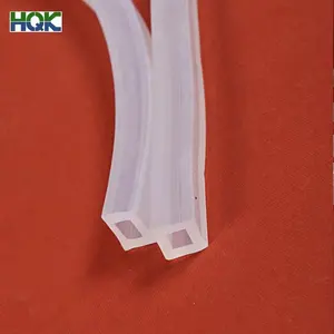 Silicone Strip High Quality Transparent Rectangular Silicone Tube For LED Strip