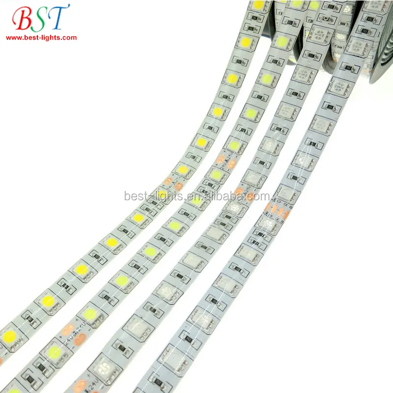 IP20 IP57 IP67 IP68 waterproof 14.4W/M DC12 24V led strip 5050 RGB