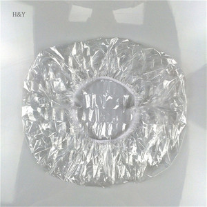Plastic bag packing waterproof shower cap hair salon cover