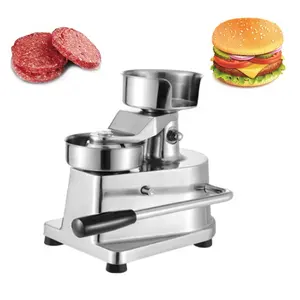 Hand Model Operate Different Taste Pie Patty Making Machine