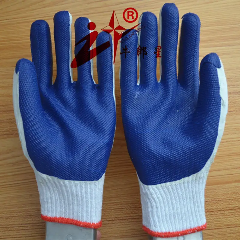 Guantes de goma para trabajo mecánico