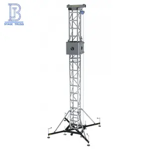 Système de sonorisation aluminium line array haut-parleur couche treillis tour de levage affichage treillis élévateur à vendre