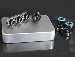 แบริ่งสเก็ต608RS แบริ่งบอลขยายพร้อมตัวรองในตัว8X22X7 8มม. เจาะ22มม. เส้นผ่าศูนย์กลาง OD