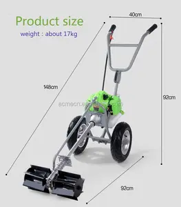 Mesin pemotong rumput, 2 dan 4 stroke penghilang rumput bensin mesin rumput pertanian