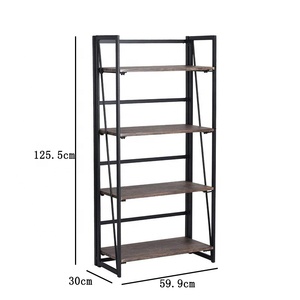 Di Vendita caldo 4-Tier Pieghevole In Metallo Scaffale per la Decorazione Soggiorno - Product Image 2