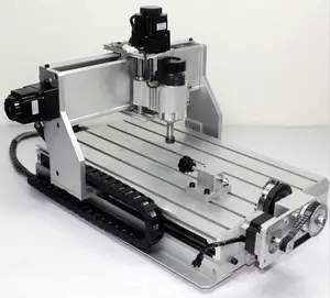 Küçük ucuz çin cnc router masa üstü tipi 4 eksen 3040 mini cnc oymacı