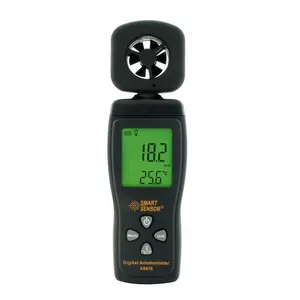 SENSOR Cerdas AS816 Anemometer Multifungsi Pengukur Kecepatan Udara Windmeter LCD Pengukur Kecepatan Angin