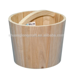 barato y bonito sólido cubo de madera con mango de madera - Product Image 2