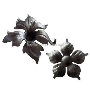 Puertas principales de hierro, hojas de acero fundido decorativas, elementos de acero forjado - Product Image 6