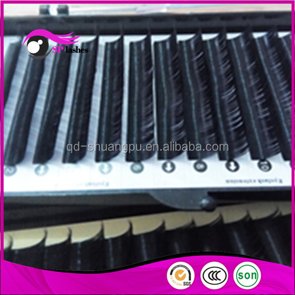 NOUVELLE marque de DISTRIBUTEUR SPLENDIDE SOIE CILS FAUX VISON FOURRURE DES EXTENSIONS de CILS INDIVIDUELS