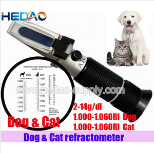 Gato de refracción del perro Total Serum Protein genérico <span class=keywords><strong>veterinaria</strong></span> refractómetro clínico - Product Image 1