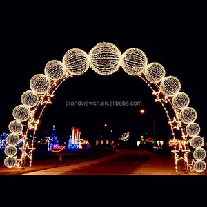 LED Outdoor <strong>Christmas</strong> Rainbow <strong>Arch</strong> Decoration <strong>Light</strong> for <strong>Christmas</strong> With CE ROHS - Product Image 1
