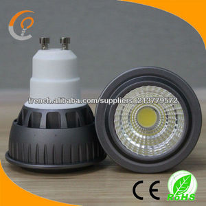 lumineuse élevée 12v 220v 4000K <span class=keywords><strong>blanc</strong></span> de 5W GU10 LED COB Spot - Product Image 1