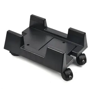 Wheels abs adjustable holder with caster plastic swivel casters tower stand cpu stand/cpu tray