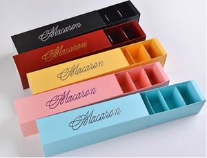 Caja de embalaje de macarrón Cajas de pastelería Embalaje de postre de chocolate con ventana transparente - Product Image 2