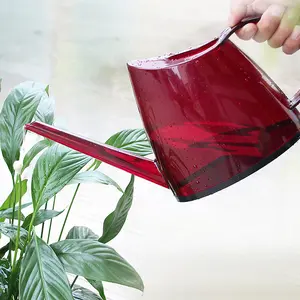 Attrezzi da giardino spruzzatore di plastica per innaffiare il vaso d'acqua in plastica trasparente di colore individuale Custom in resina di cartone di plastica all'aperto