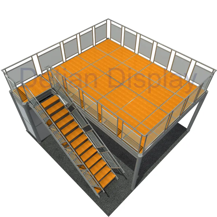 Detian do two storey expo stand exhibition booth design and building