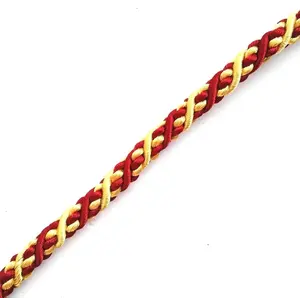 Dekorative geflochtene Twisted Cord Trim für Vorhang, Sofa, Raff halter, Quaste