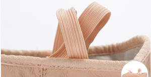 7000039 Hersteller Großhandel Tanz schuhe Leder Split Sole Balletts chuhe - Product Image 3