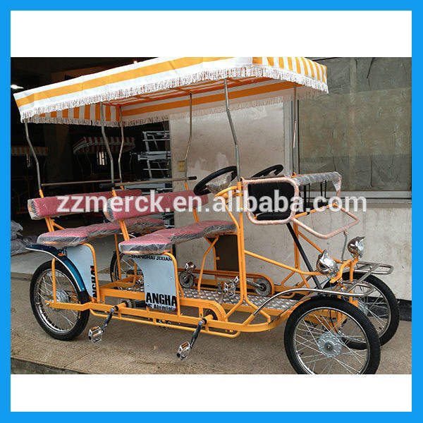 Bicicletas de pedales de cuatro ruedas! Cuadriciclo|