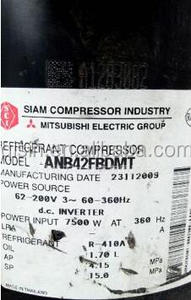 มิตซูบิชิสยามสโครล์คอมเพรสเซอร์ BN65YEAMT R410a 380V-415V/50Hz - Product Image 3