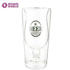 2018 Coupe <span class=keywords><strong>Du</strong></span> <span class=keywords><strong>Monde</strong></span> Hot Nouveaux Produits En Gros Réutilisable Double Paroi En Verre De Bière Tasse Avec Logo - Product Image 6