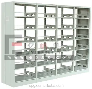 Bookstore Furniture 6 Layers Metal Bookshelf for School Library