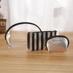 Commercio all'ingrosso trasparente <span class=keywords><strong>accessori</strong></span> da <span class=keywords><strong>viaggio</strong></span> borsa cosmetica impermeabile Make up borsa da <span class=keywords><strong>donna</strong></span> PVC custodia da <span class=keywords><strong>donna</strong></span> Pvc - Product Image 6
