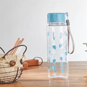 Unique Conception de Motivation <span class=keywords><strong>Vélo</strong></span> Transparent En Plastique Sport Bouteille D'eau Avec <span class=keywords><strong>Bande</strong></span> <span class=keywords><strong>Dessinée</strong></span> de Cactus - Product Image 4
