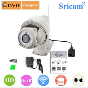 Exclusivo Sricam SP008 Wifi PTZ alta velocidad PTZ cámara IP 128 G TF Card Record cerca de <span class=keywords><strong>360</strong></span> grados ángulo la cámara - Product Image 5