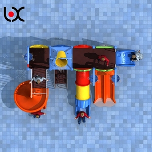 2019 nuevo gran <span class=keywords><strong>parque</strong></span> acuático de agua al aire libre patio de juegos para niños Piscina tobogán de la piscina - Product Image 2