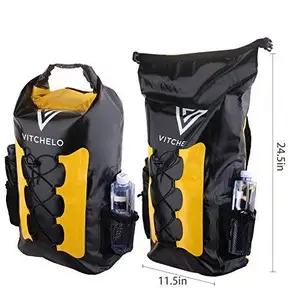 Dry Backpack Waterproof Outdoor 20L 25L 30L 35L 40L Tpu Waterproof Dry Backpack With Outside Zipper For Outdoor